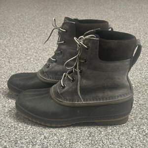 Sorel Men's Black and Grey Boots